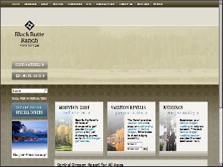 Web site www.blackbutteranch.com, Black Butte Ranch