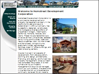 Web site www.hemstreet.com, Hemstreet Development