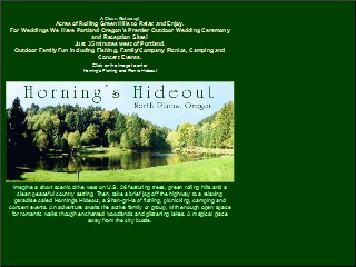 Web site www.horningshideout.com, Horning's Fishing & Picnic