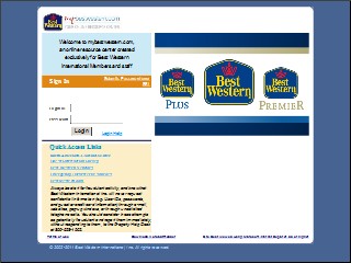 Web site www.mybestwestern.com, Best Western Rama Inn